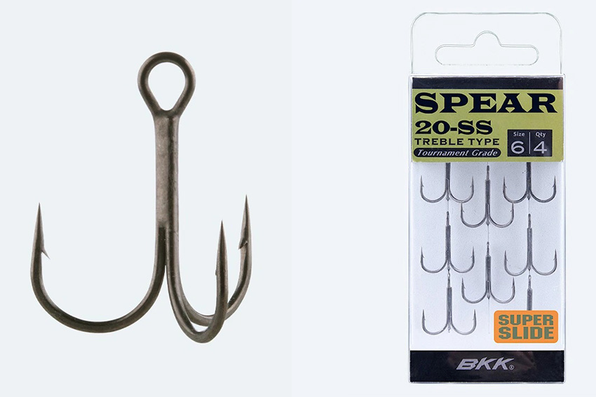 BKK Spear 20-SS Treble Hook Tournament Grade