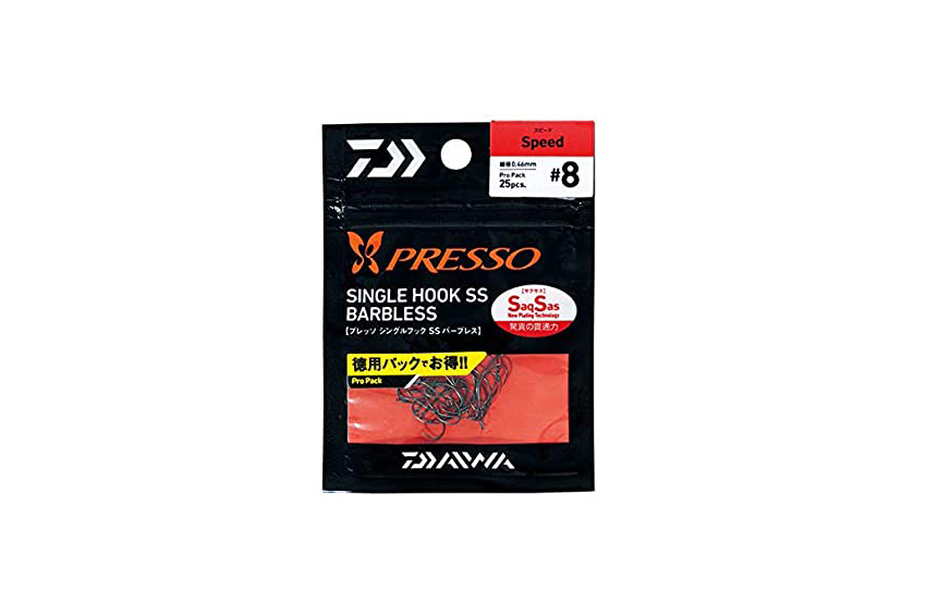 Presso Single Hook Barbless SSBL Speed