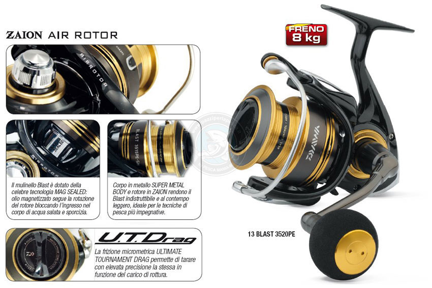 Mulinello Spinning Daiwa BLAST