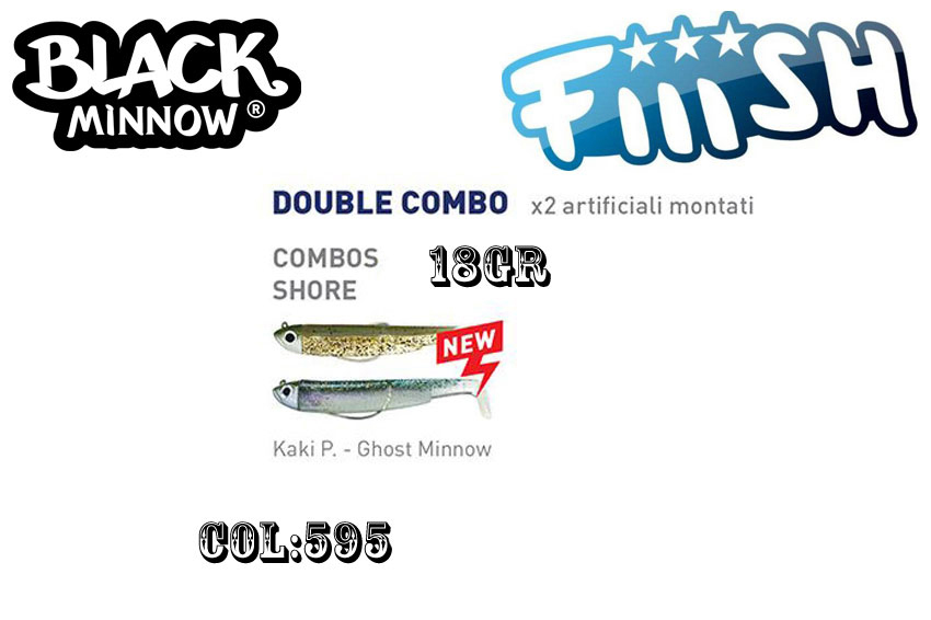 Fiiish Black Minnow Taglia 3/Double Combo