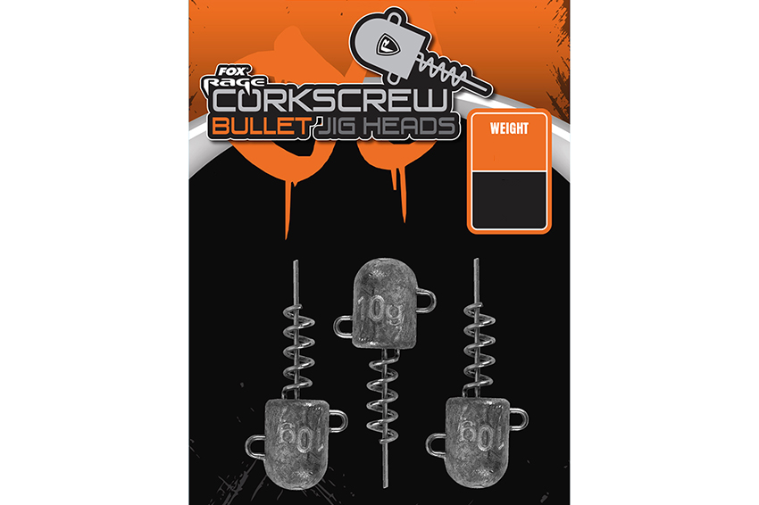 Fox Rage Corkscrew Jig Head Bullet