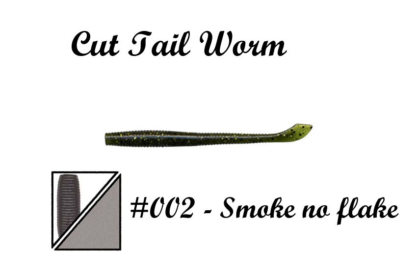 CUT TAIL WORM 3.5'' busta 20 pcs.