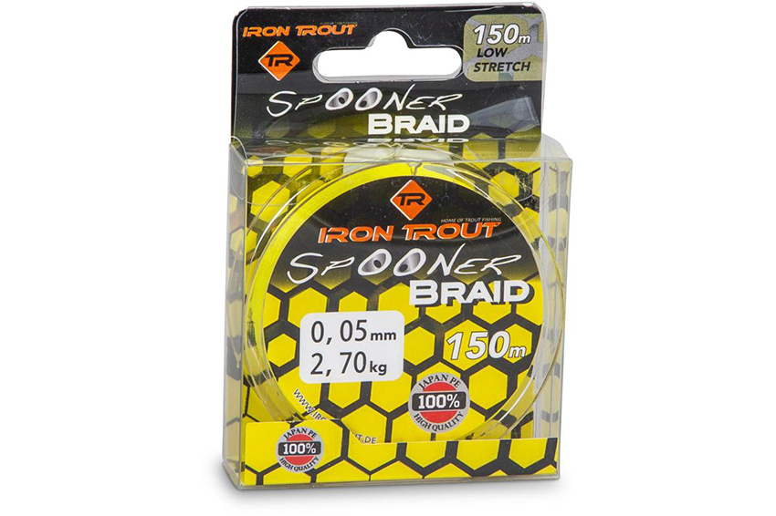 IRON TROUT Spooner Braid Yellow