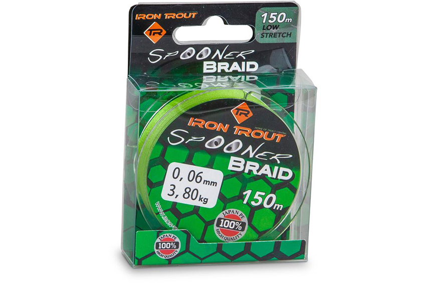 IRON TROUT Spooner Braid Camo Green