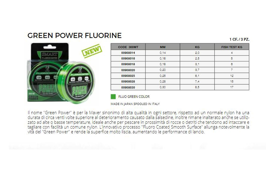 GREEN POWER 300mt