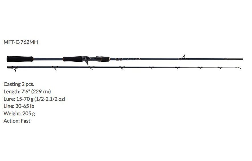 Canna Molix Fioretto Trofeo Casting MFT-C-762MH