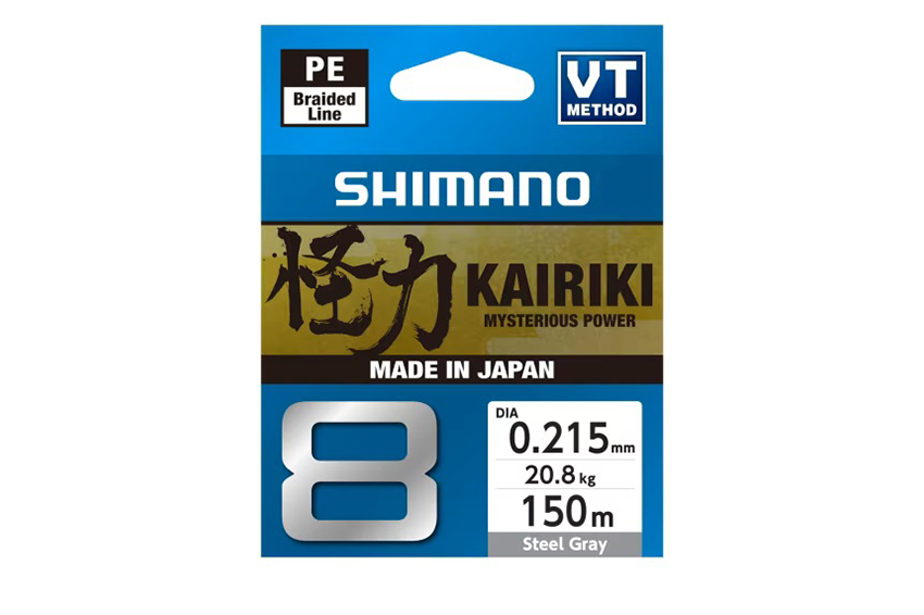 Shimano Kairiki 8 Steel Grey 150mt