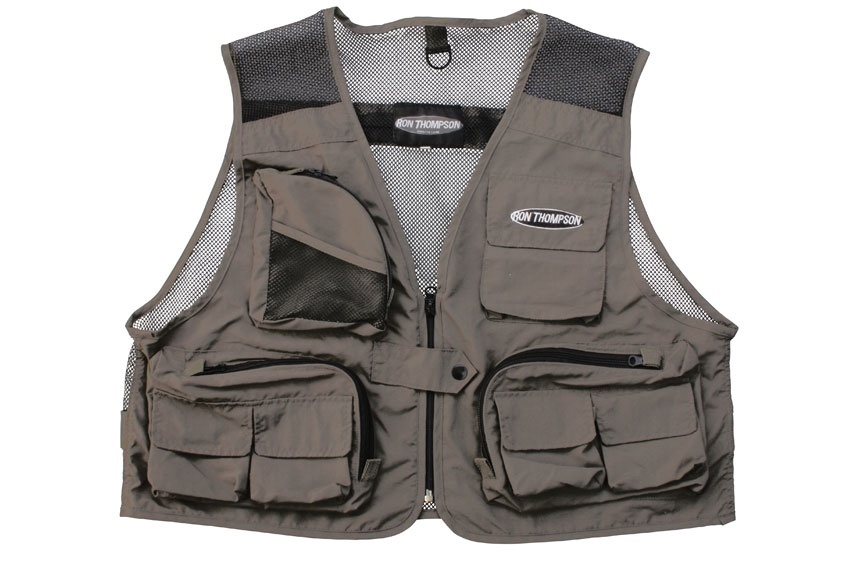 MESH FLY VEST STONE