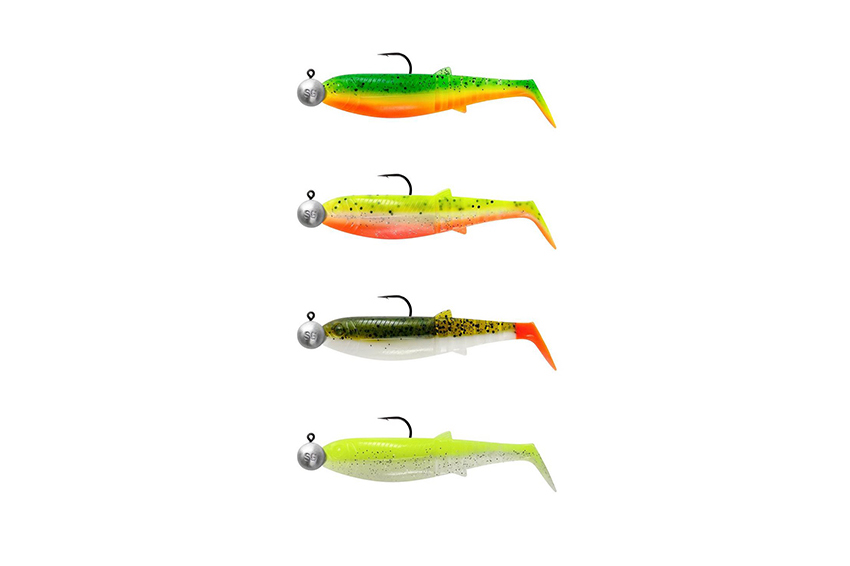 Savage Gear Cannibal Shad Darkwater Mix