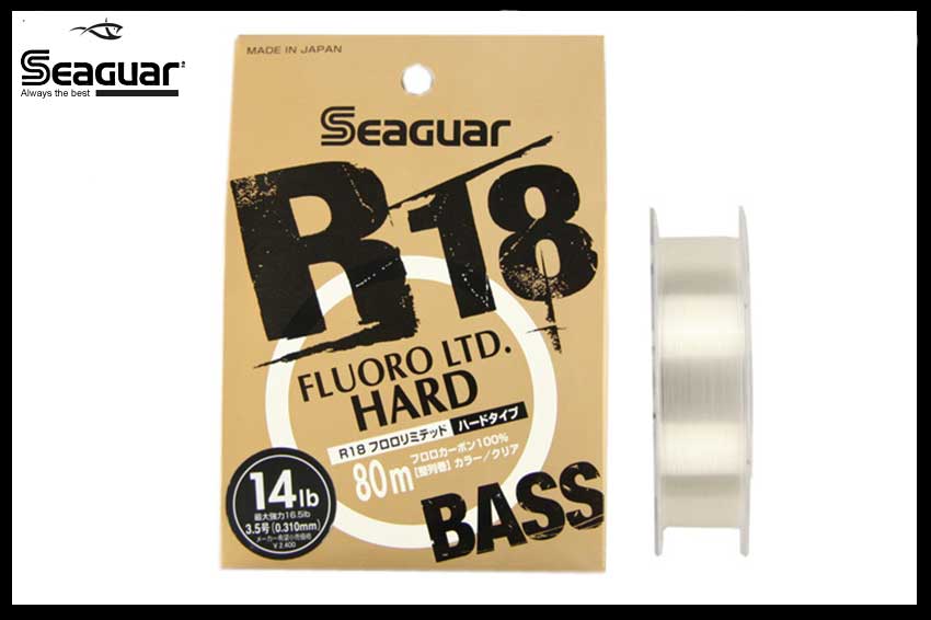 Seaguar R18 Fluoro Limited Hard Bass 80mt