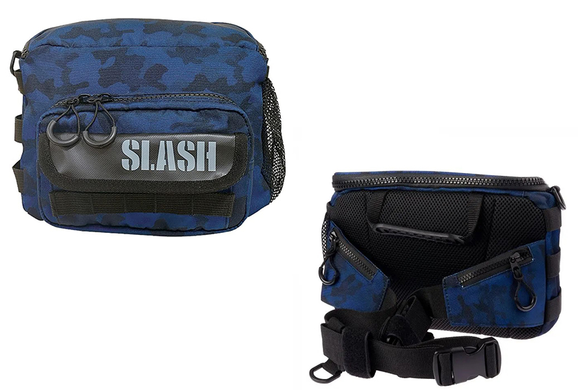 Slash Hip Bag Middle SL-273 Navy Camo