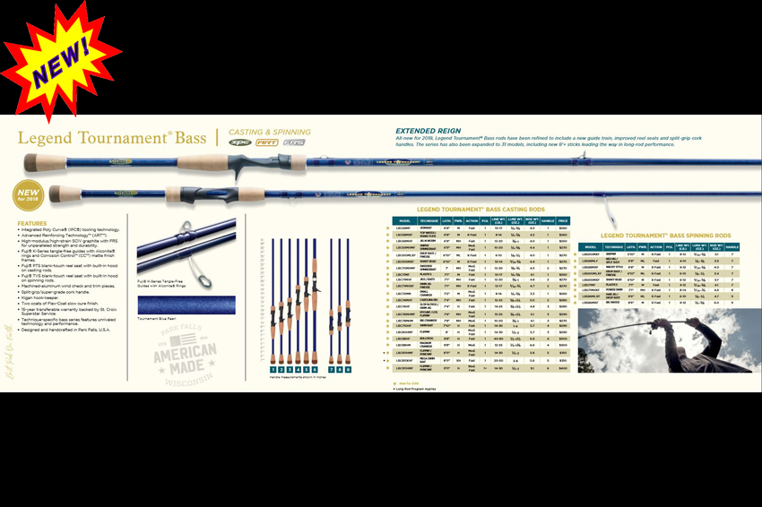 Canna Stcroix Legend Tournament Bass Casting 2018