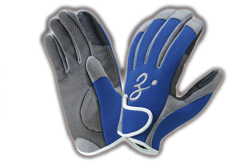 ZENAQ 3-D SHORT GLOVE BLUE-GREYTaglia: LL